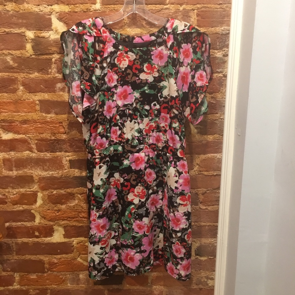 Boutique Floral Tunic / Mini-Dress